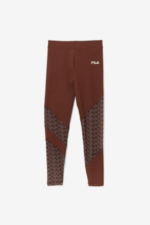 FILA Vilina Leggings Deep / Rose,Womens Clothing | CA.UMTBAR542